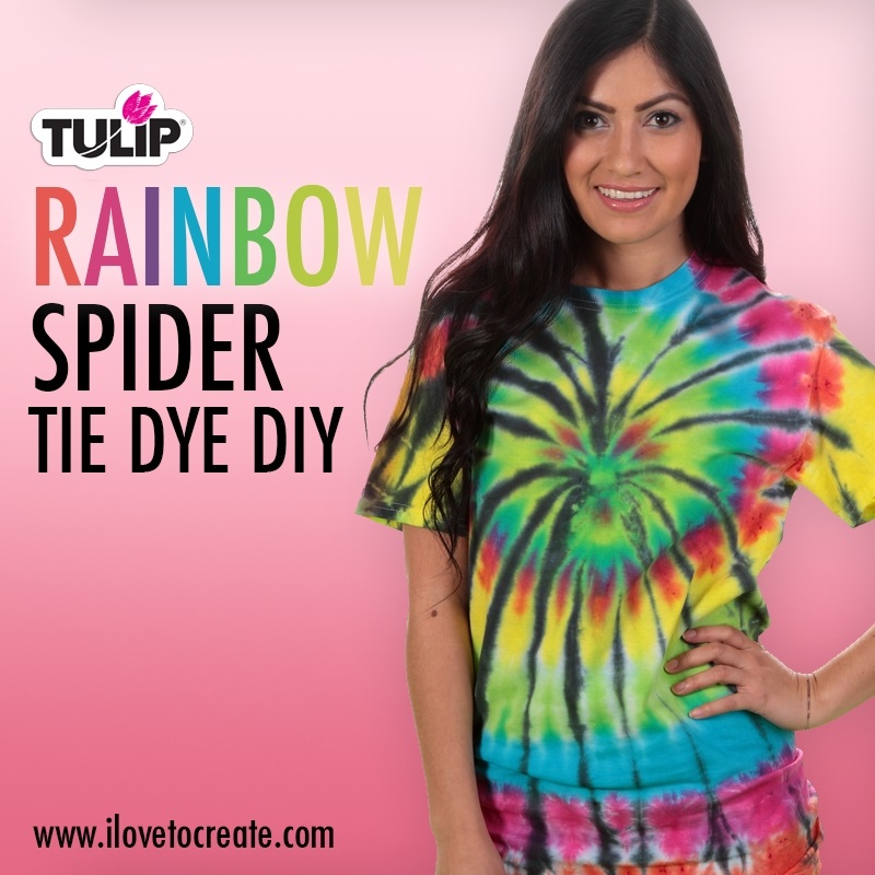 Picture of Rainbow Spider Tie Dye DIY