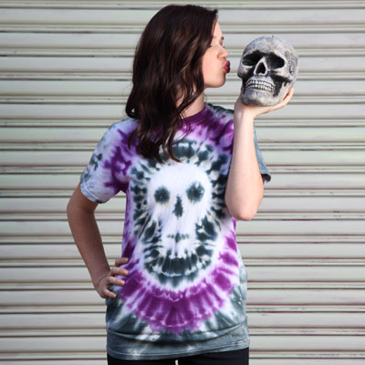 Picture of Tie-Dye Skull T-shirt