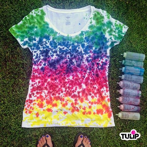 Rainbow Drip Tie Dye T-shirt 