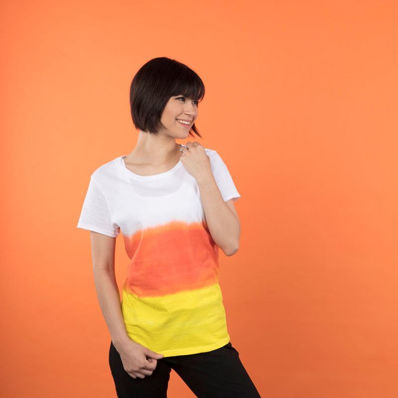 Candy Corn Tie Dye T-shirt