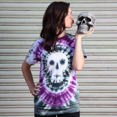 Skull Tie-Dye T-shirt