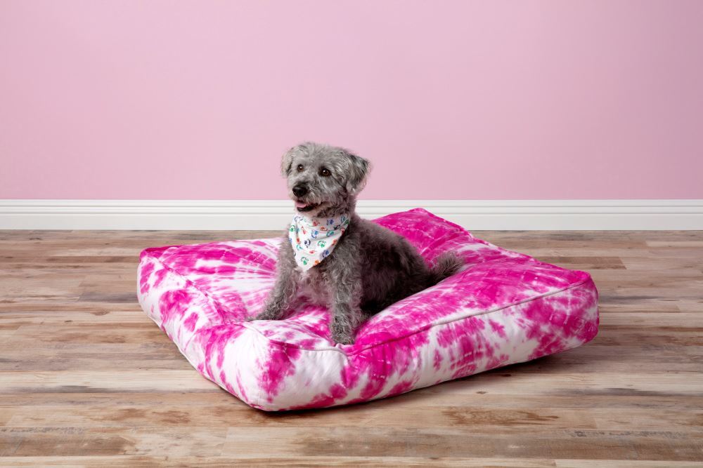 Tulip Bullseye Tie Dye Dog Bed