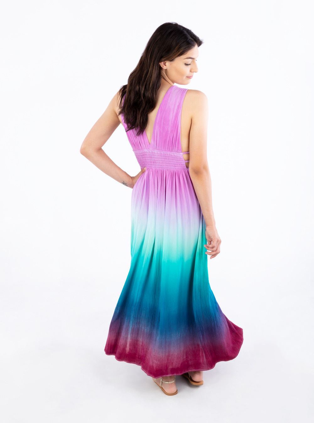 Buy > red white blue tie dye dress > in stock