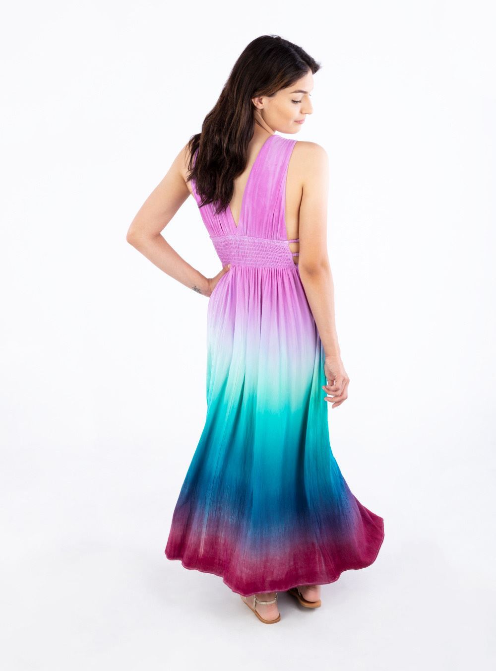 Tie-Dye Maxi Dress