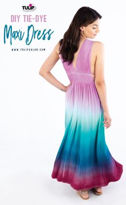 Picture of DIY Tie Dye Maxi Dress