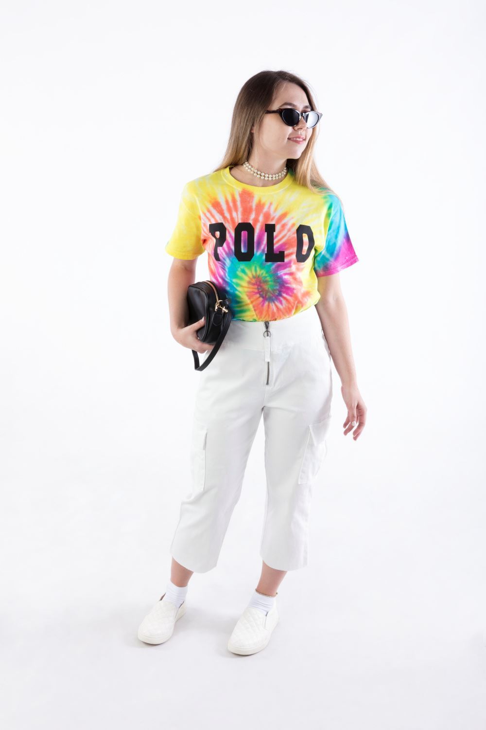 polo tie dye t shirt