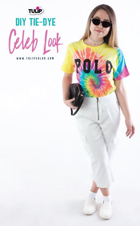 How to tie dye a polo shirt online