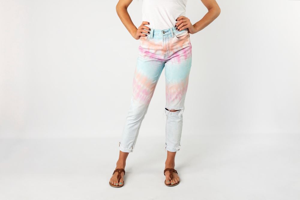 Tulip Pastel Tie Dye Jeans