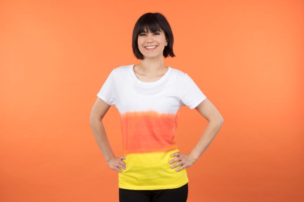 Tulip Candy Corn Tie-Dye T-shirt