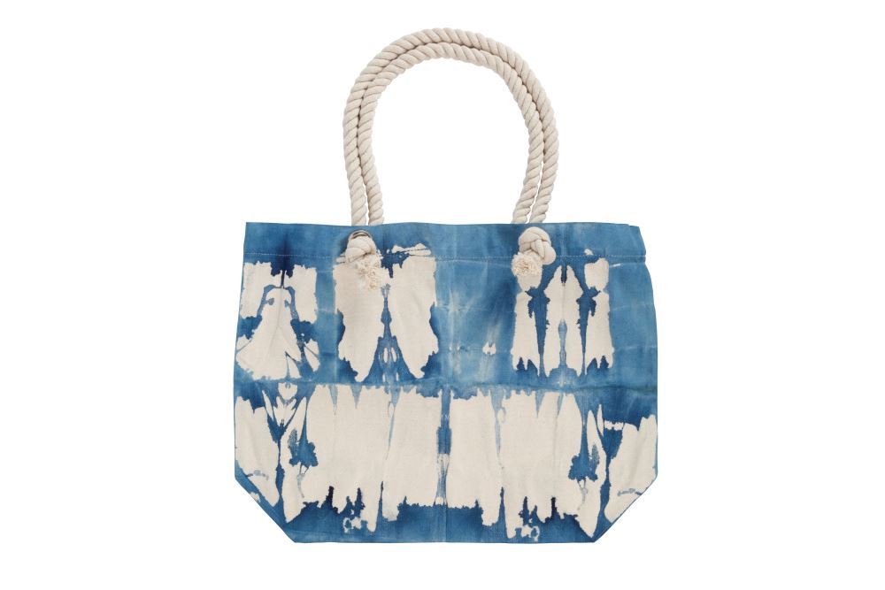 Classic Blue Tie-Dye Tote