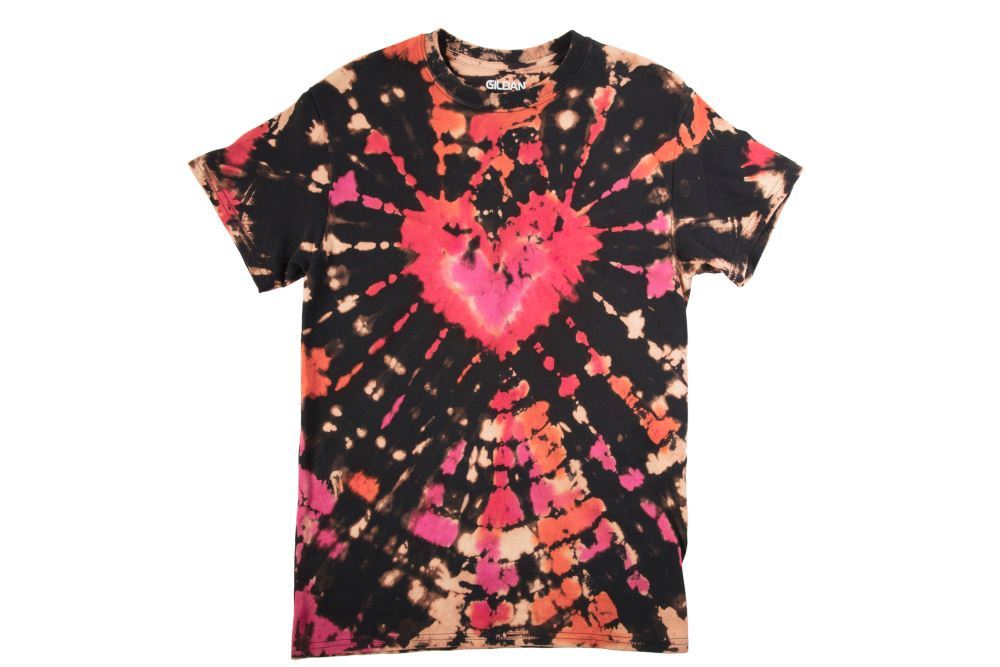 Tulip 5 Tie-Dye Heart T-shirt Ideas