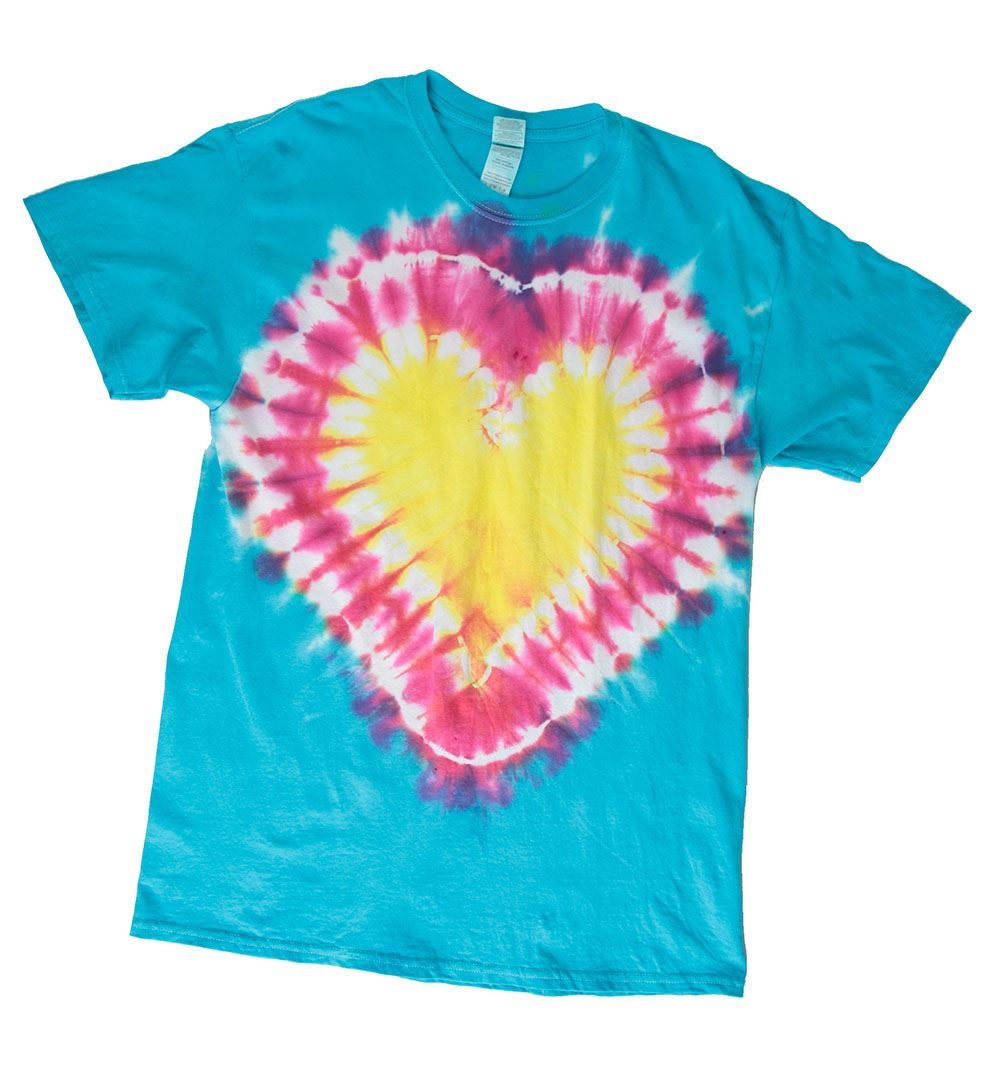 Tulip 5 Tie-Dye Heart T-shirt Ideas