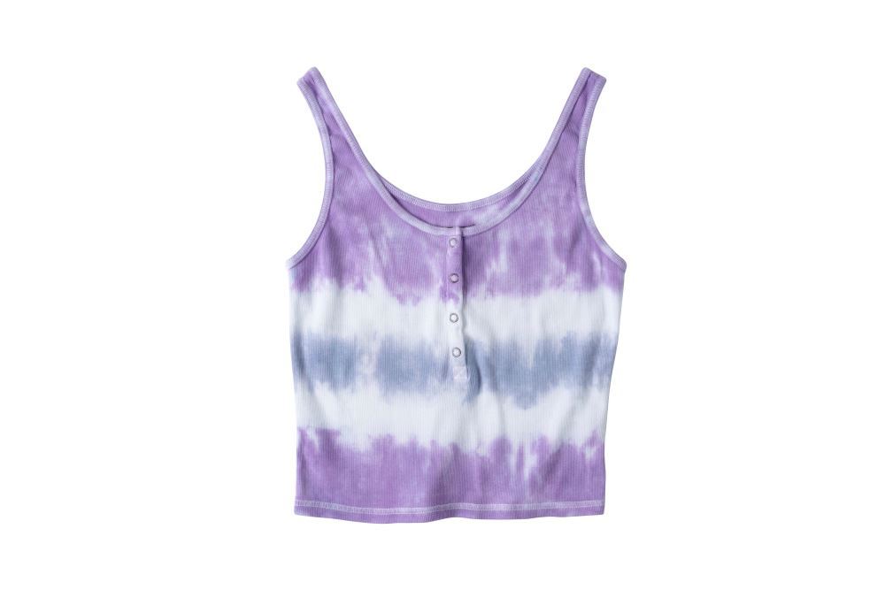 Stripe Tie-Dye Tank Top