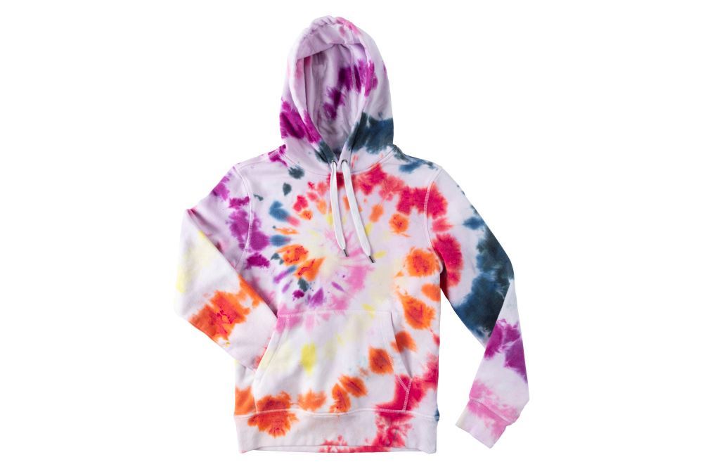 Rainbow Swirl Tie-Dye Hoodie