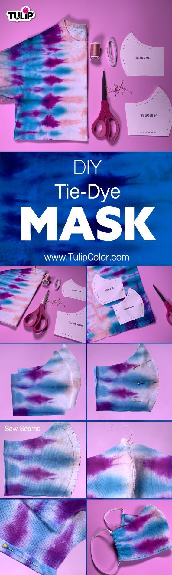 Tulip DIY Tie-Dye Face Mask