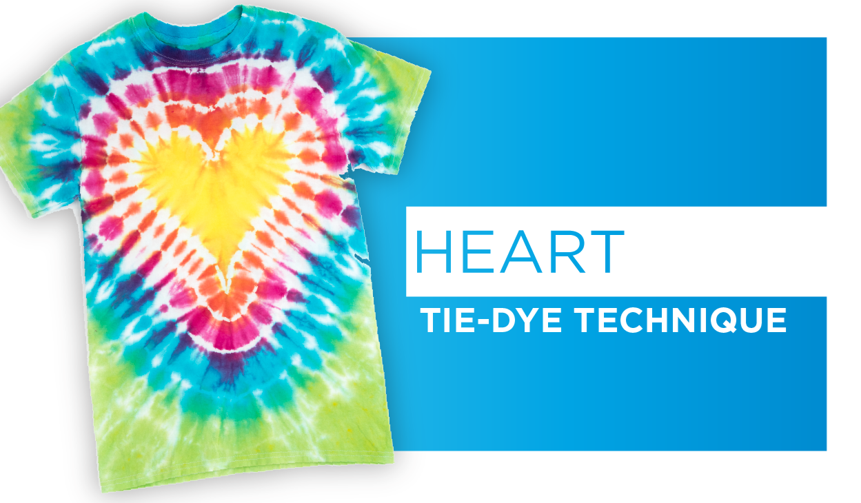 Heart Tie-Dye Technique