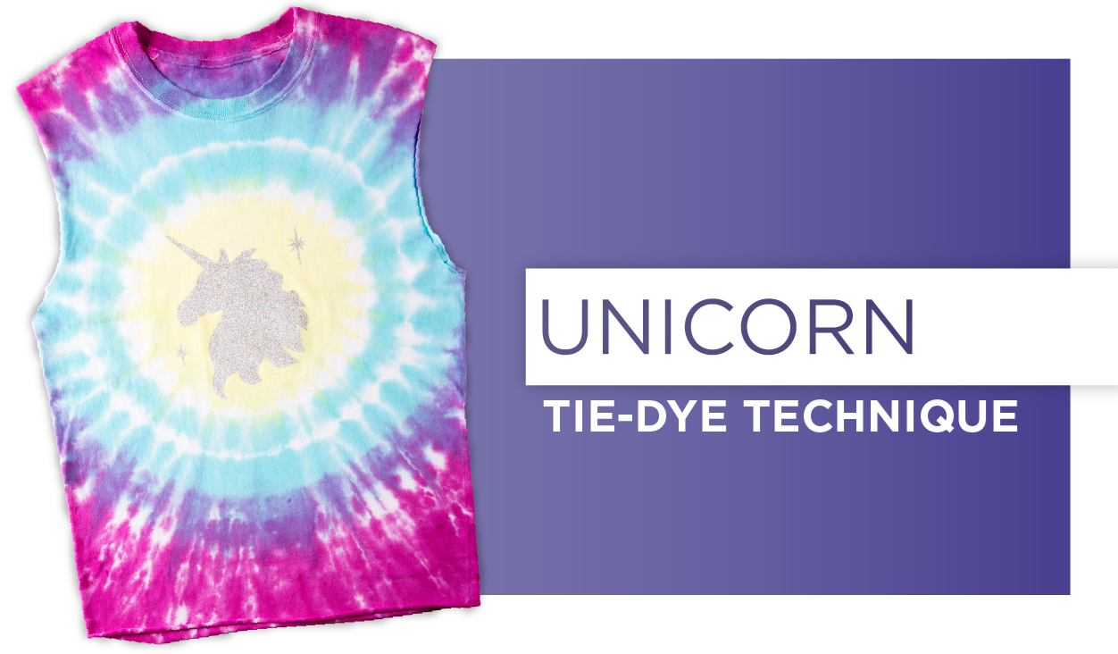 Unicorn Tie-Dye Technique