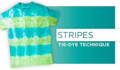 Stripes Tie-Dye Technique