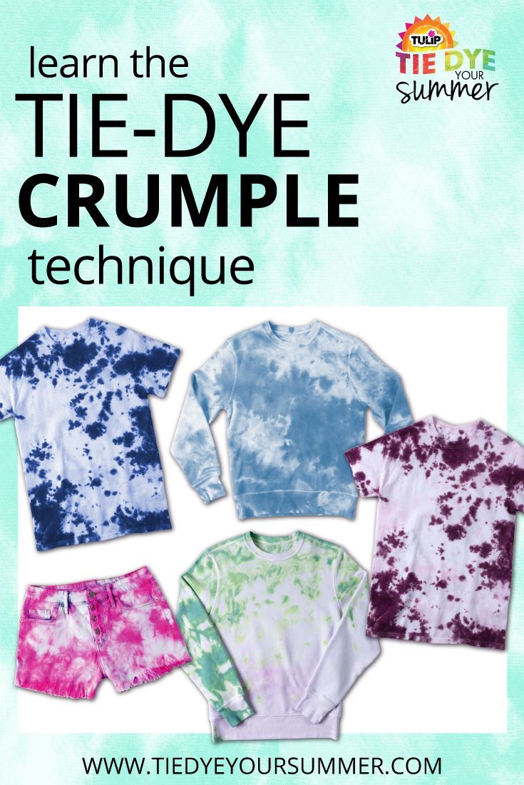 Tulip Crumple Tie-Dye Ideas