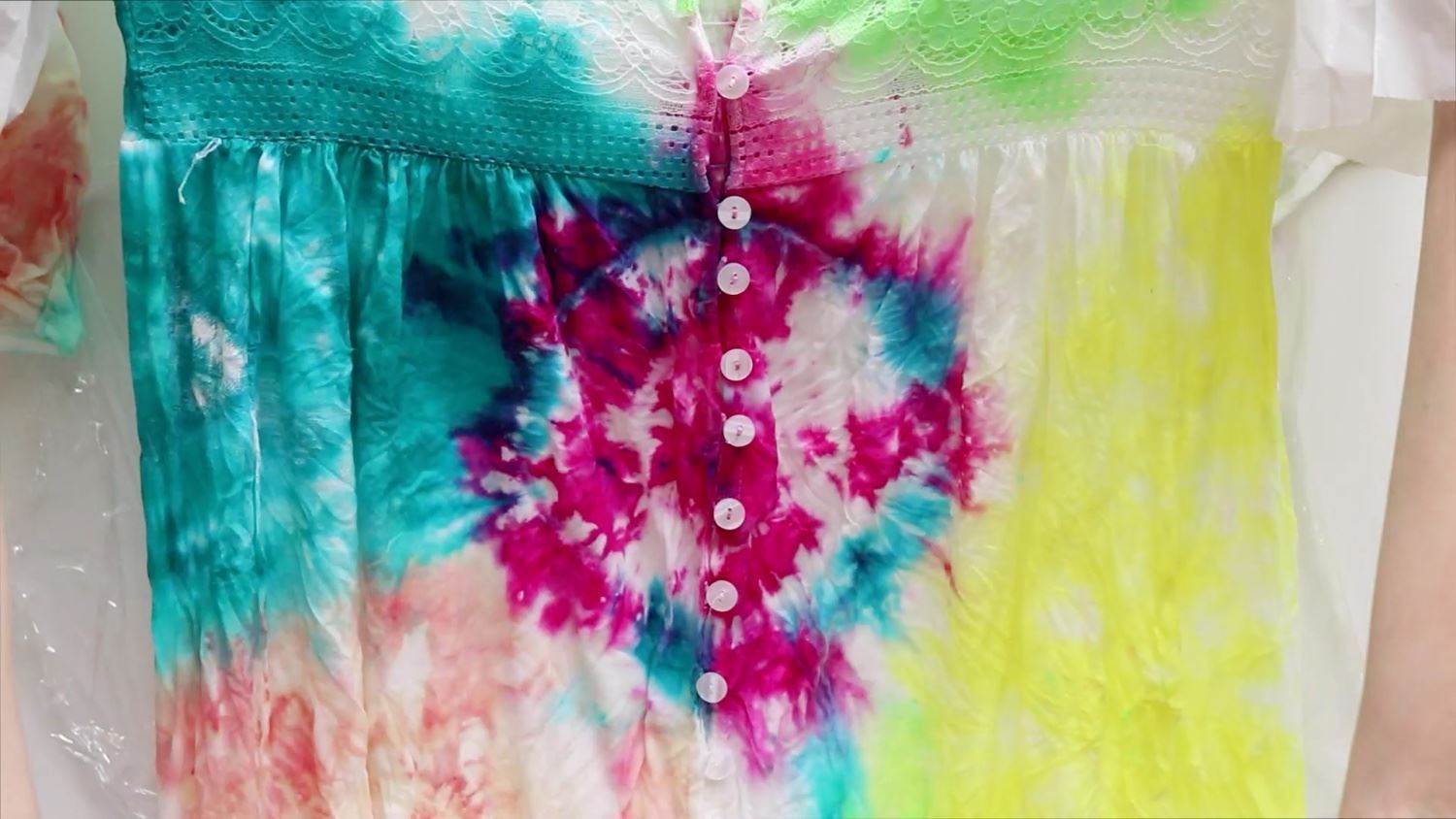 Tulip Summer Tie-Dye Kimono