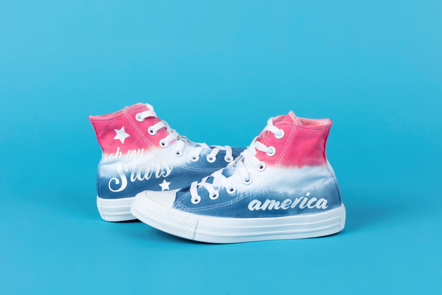 Americana Tie-Dye Shoes