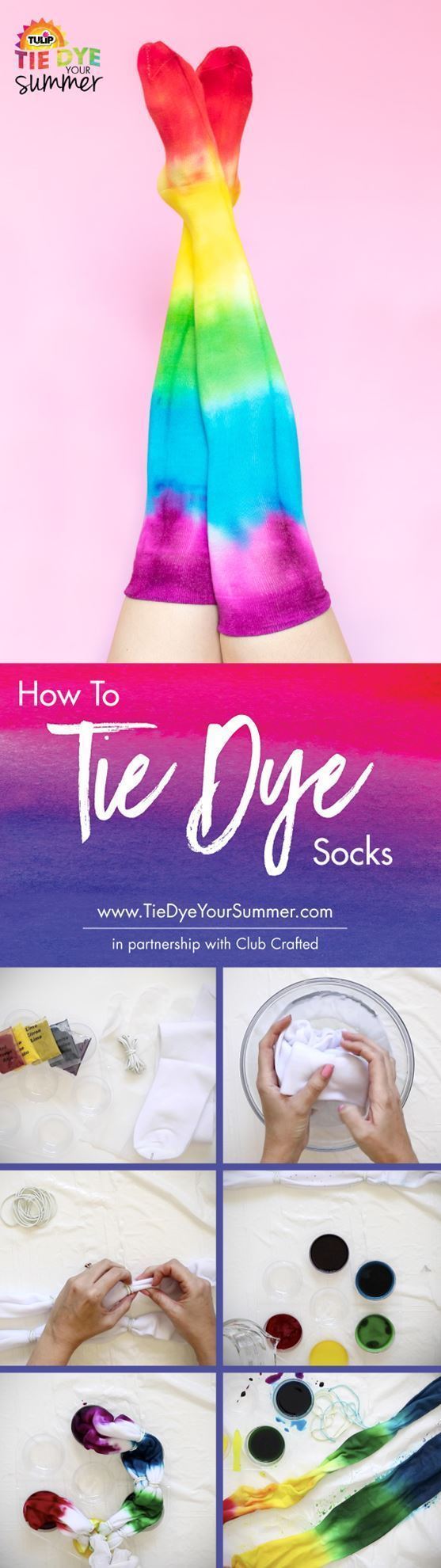 How To Tie Dye Socks The Easy Way