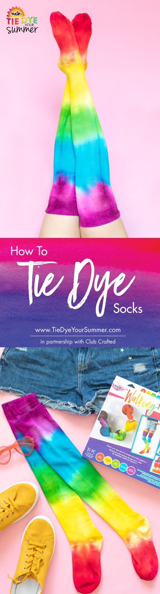 How To Tie Dye Socks The Easy Way