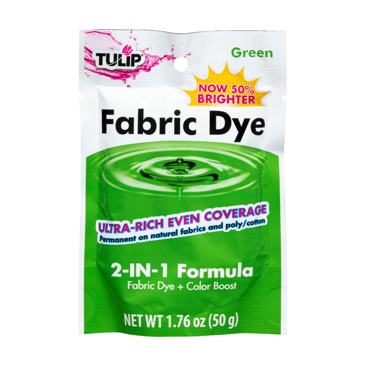 Tie Dye Your Summer Tulip Fabric Dye 2 N 1 Formula Green tulip-permanent-fabric-dye-black-tulip-color-crafts