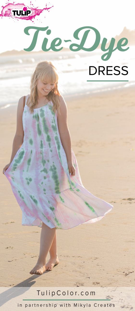 Tie-Dye Slip Dress