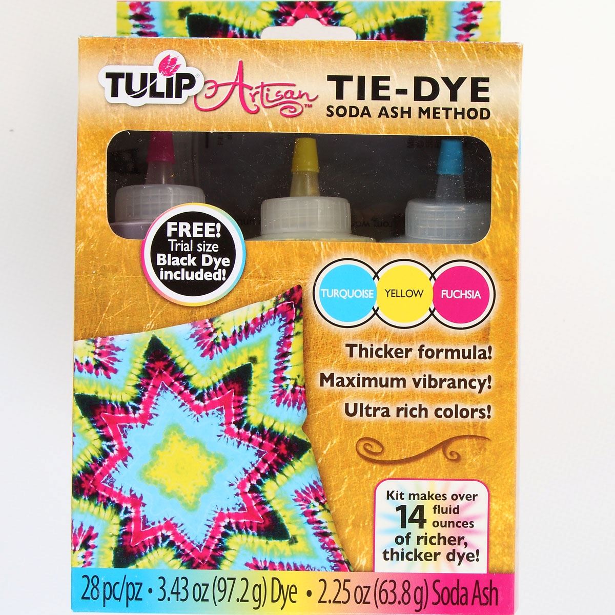 Tie Dye Your Summer Tulip® Artisan TieDye Soda Ash Method Kit