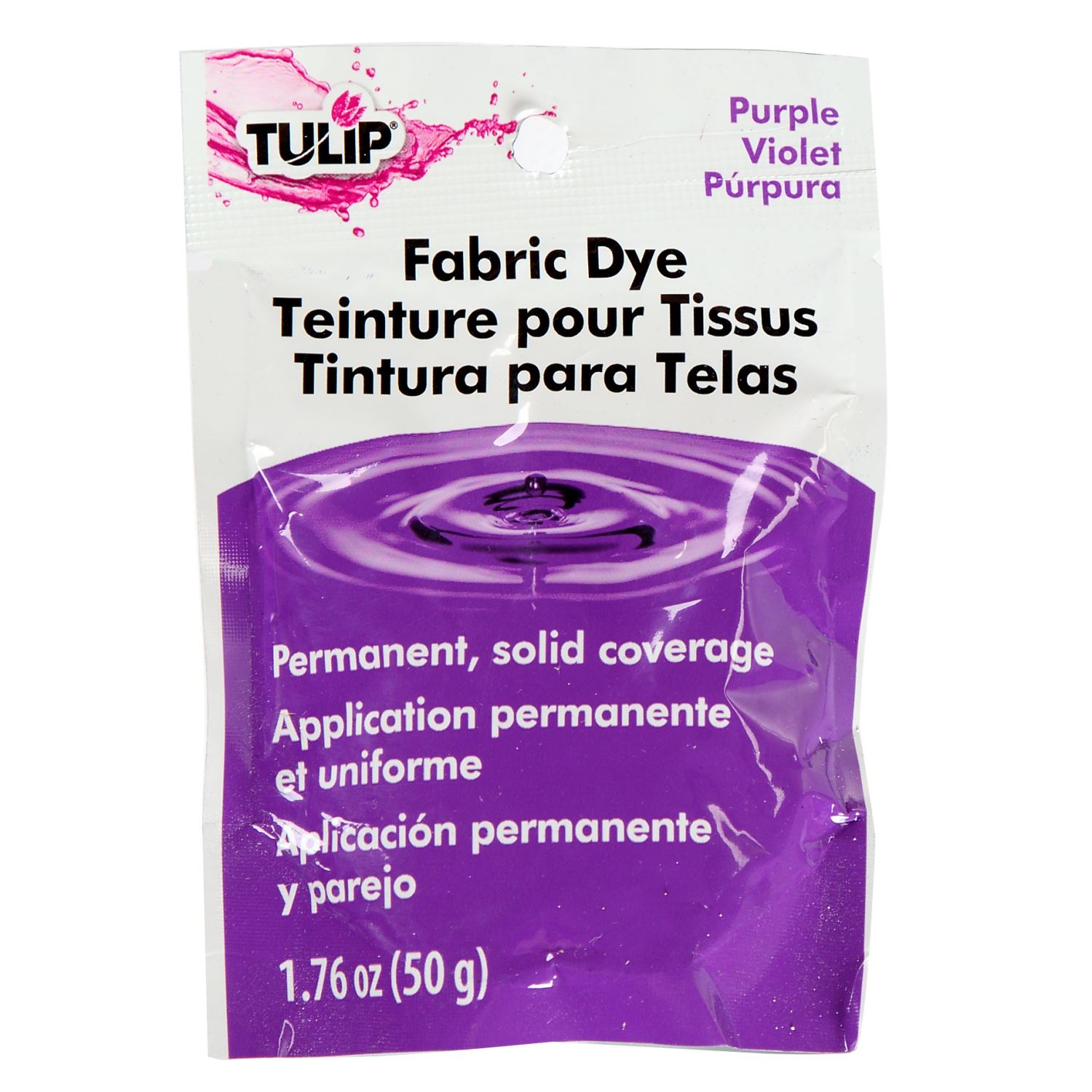 Tulip® Permanent Fabric Dye Purple Tie Dye Your Summer