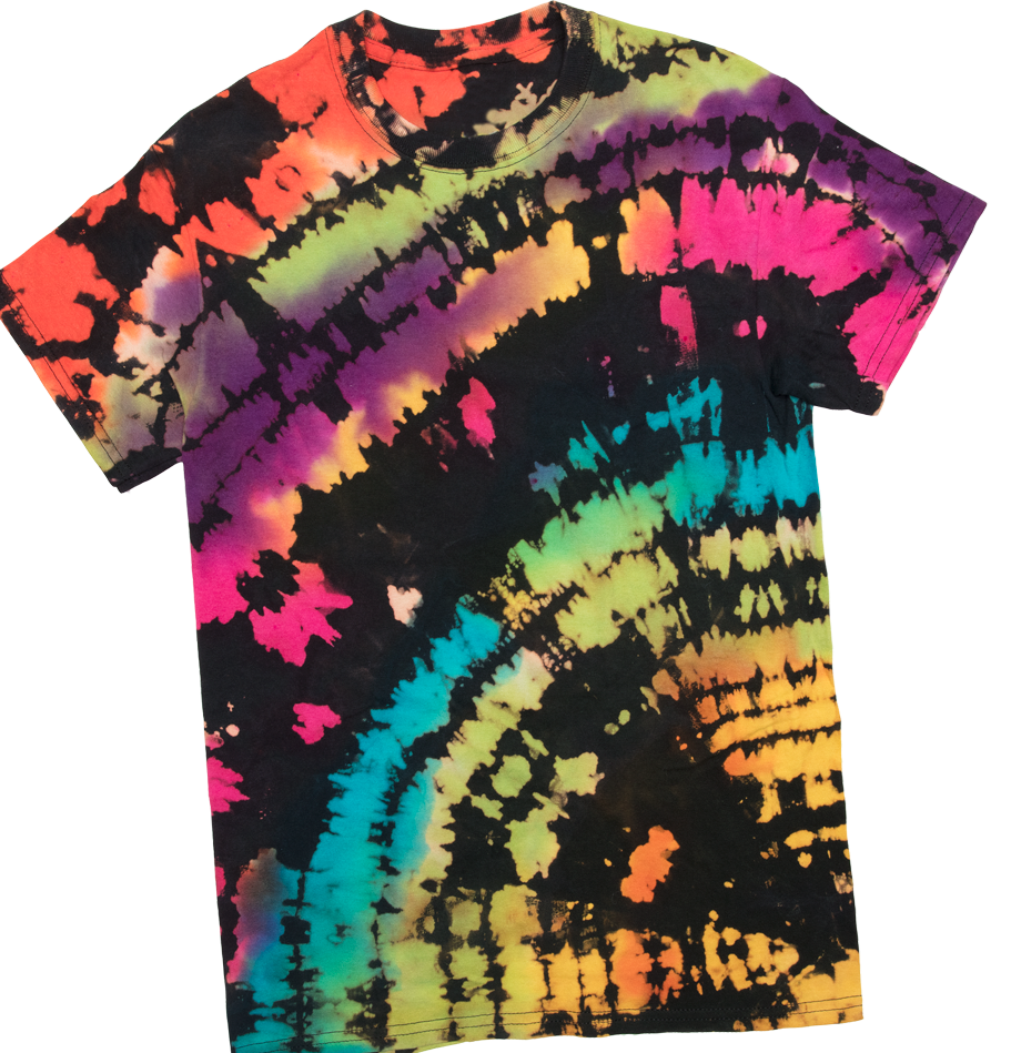 tie dye bleach on black - arturkusto