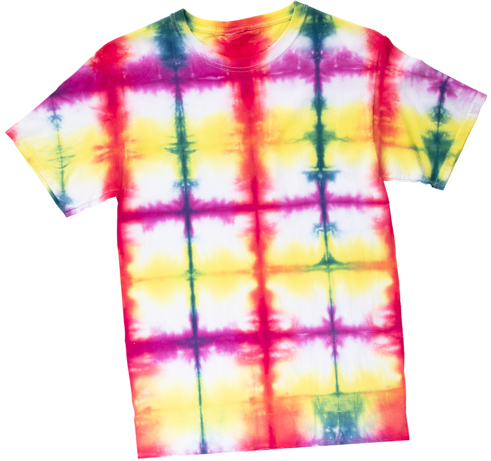 Folding-tie-dye-technique