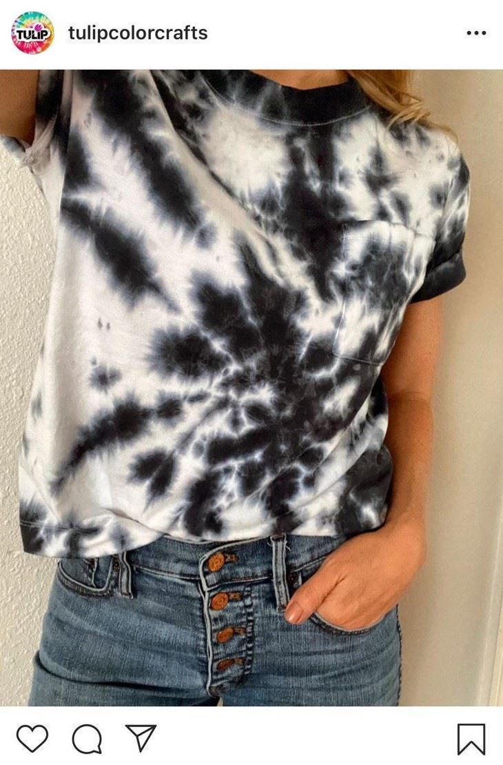 Tie Dye T-Shirt using tulip