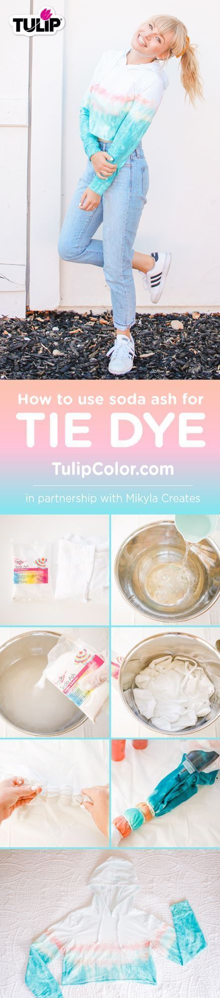 Making soda ash for tie dye 