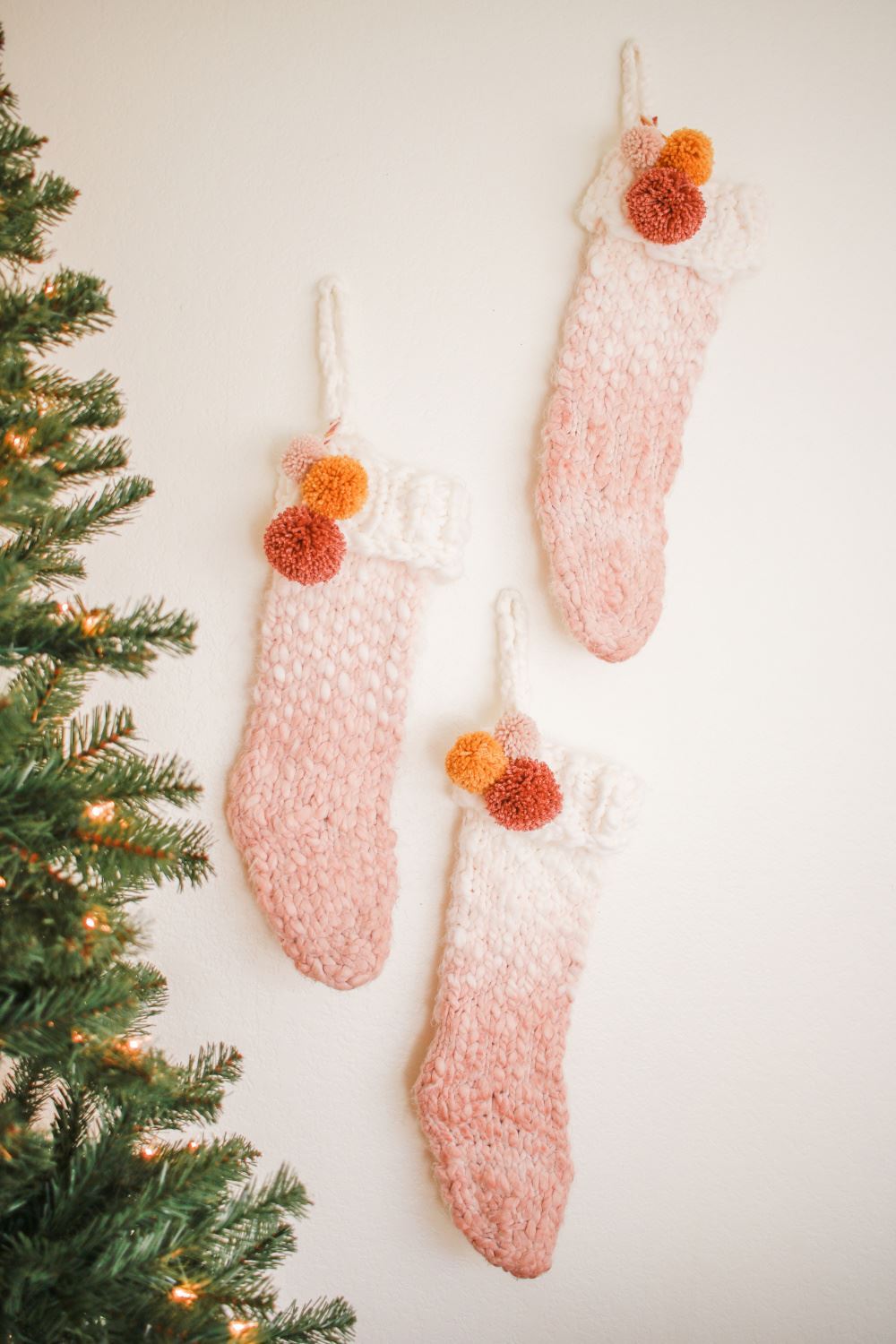 Ombre Tie-Dye Family Stockings