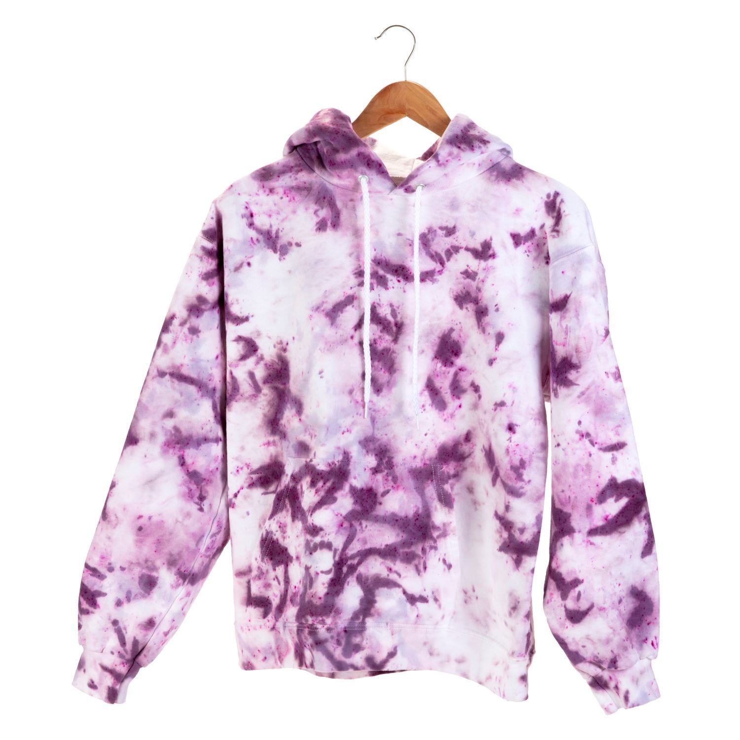 Tie Dye Your Summer | HanesÂ® Adult White Pullover Hoodie Large