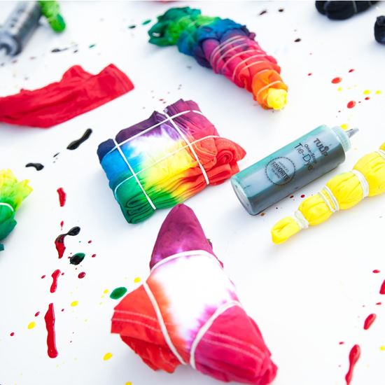 Rainbow 5-Color Tie-Dye Kit guide