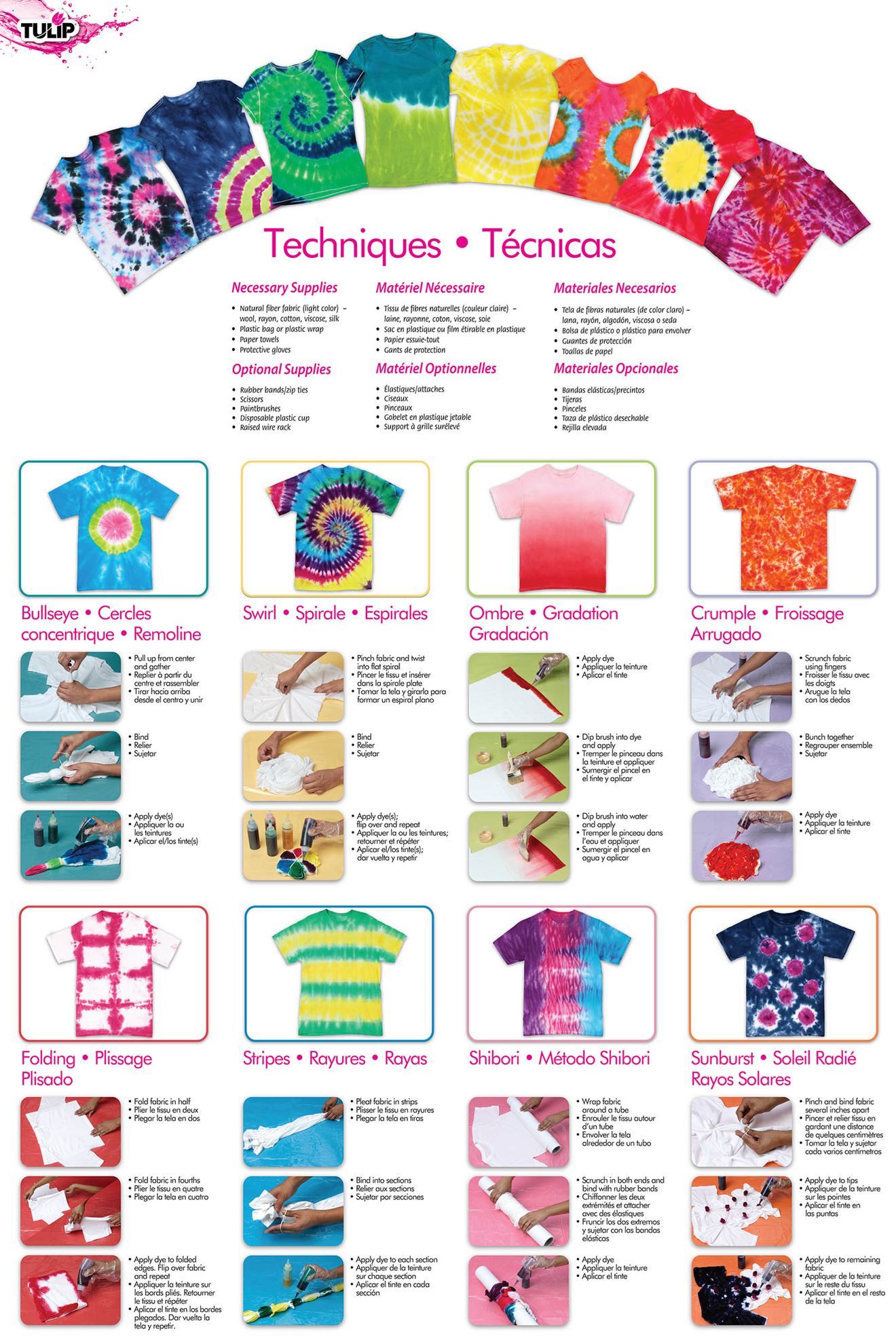 Tie Dye Instructions Printable