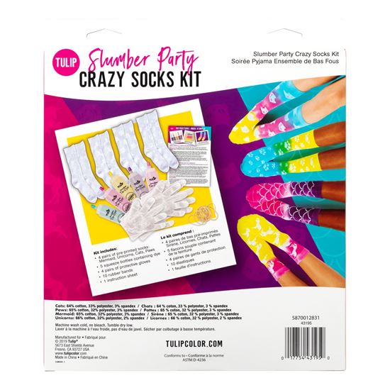 Picture of Tulip Slumber Party Crazy Socks Kit