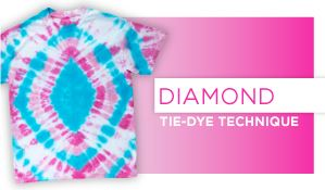 Diamond Tie-Dye Technique