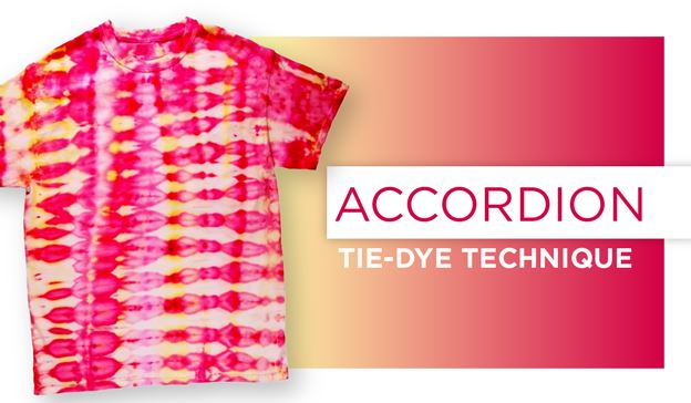 Accordion Tie-Dye Technique