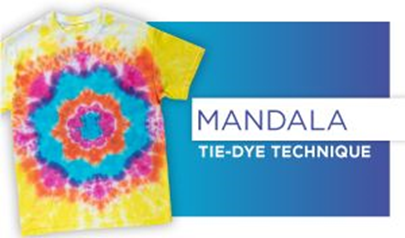 Reverse Tie-Dye Technique