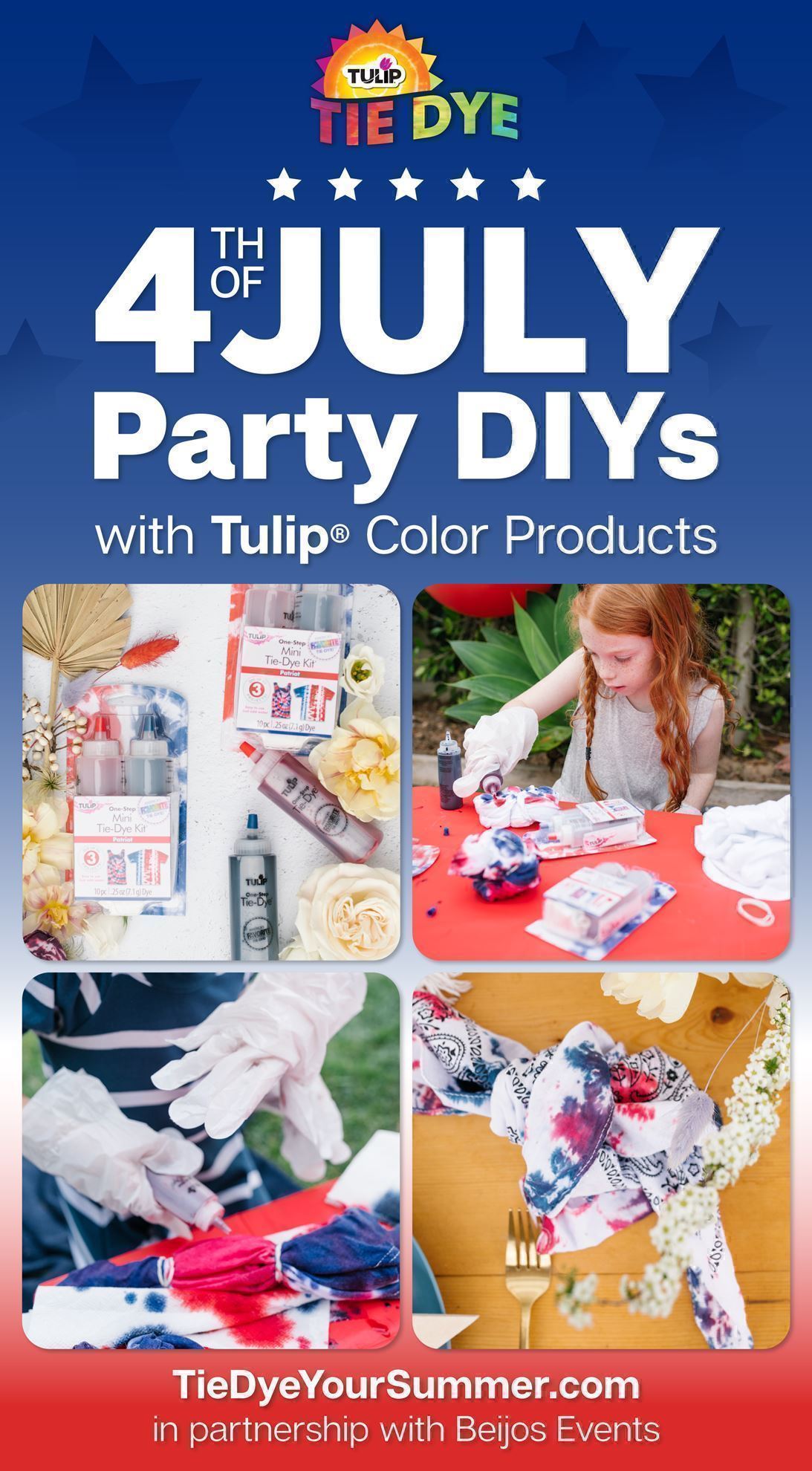 Add Tie Dye to Your Fourth of July Celebration