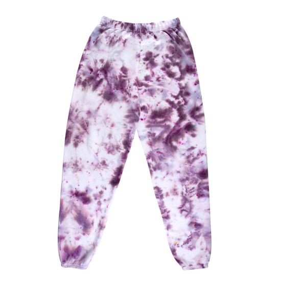 Adult White Sweatpants Medium | Tie Dye 