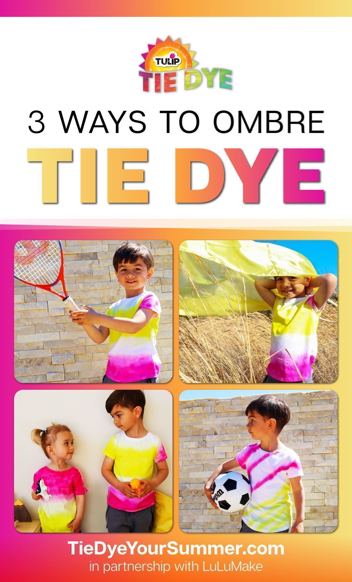 3 Ways to Ombre Tie Dye