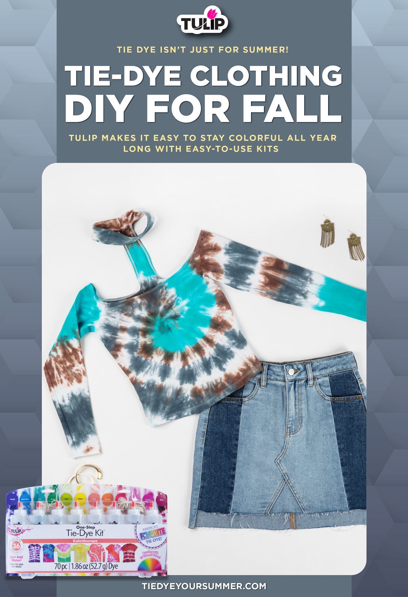 Tie-Dye Clothing DIYs for Fall