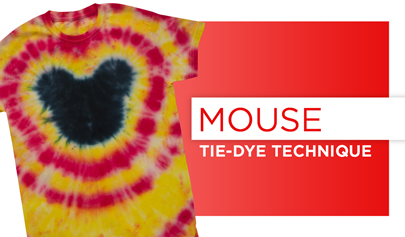Mickey Mouse Tie-Dye Technique