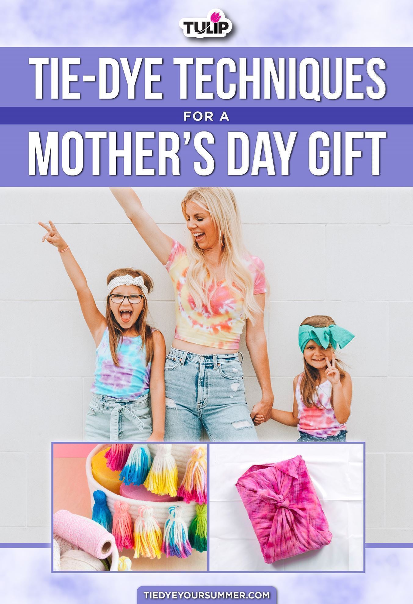 Tie-Dye Techniques for a DIY Mother’s Day Gift