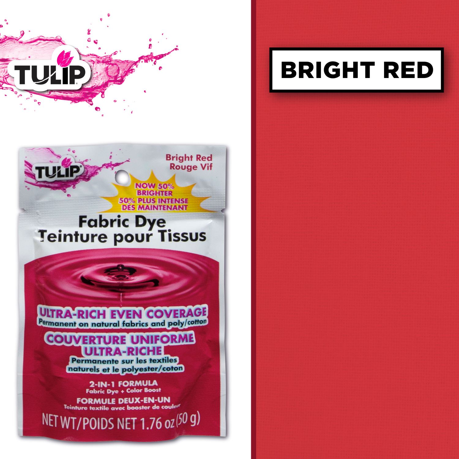 Tulip Permanent Fabric Dye Bright Red Tie Dye Your Summer